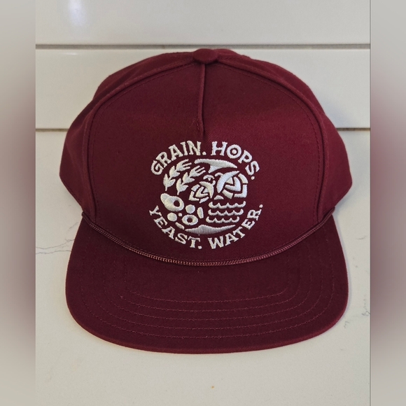 Coal Custom Headwear New Belgium Beer Grain Hops Yeast Water Snapback Rope Hat - Picture 1 of 7